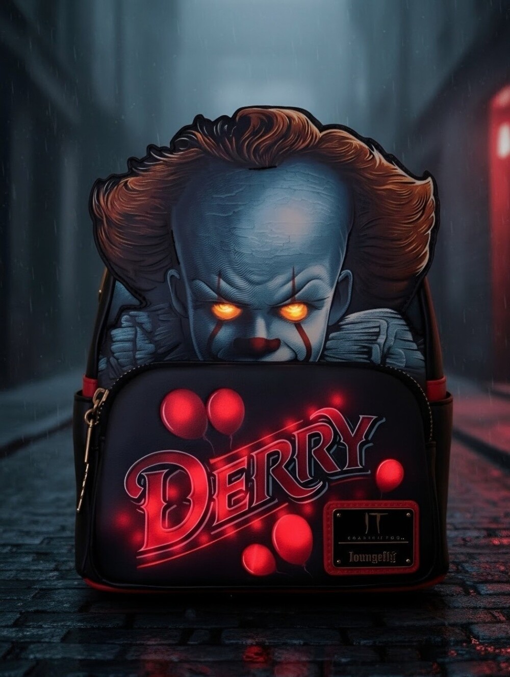 Loungefly IT Pennywise Derry Mini Backpack